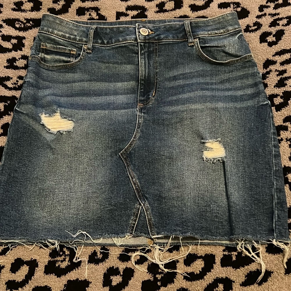 Maurice’s Jean skirt